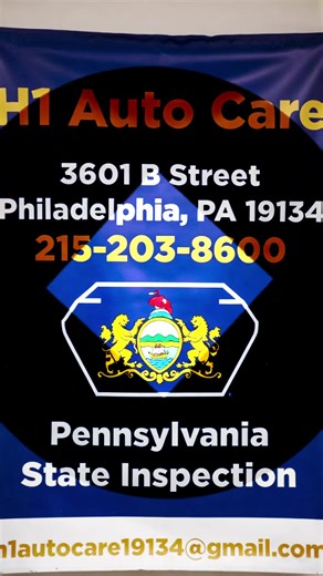 State inspection due come check us out at H1 auto care