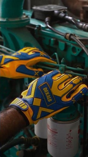Impact-Resistant Work Gloves in Action | Heavy-Duty Industrial PPE Demo