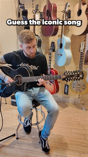 Comment your guesses below. 🖤 🎸 Ben is playing on the Faith Eclipse Series Neptune 12 String in Gloss Black. #andertons #ozzy #ozzyosbourne #zakkwylde #guitarplaying #guitarra #reels #fbreels | Andertons Music Co.