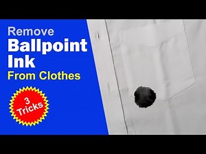 3 Simple Ways to Remove Ballpoint Ink from Clothes