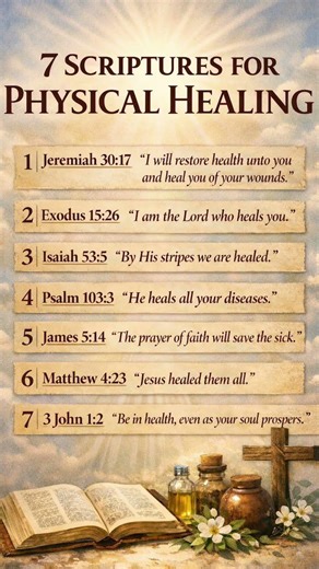 “7 Scriptures For Physical Healing” - JEREMIAH 30:17