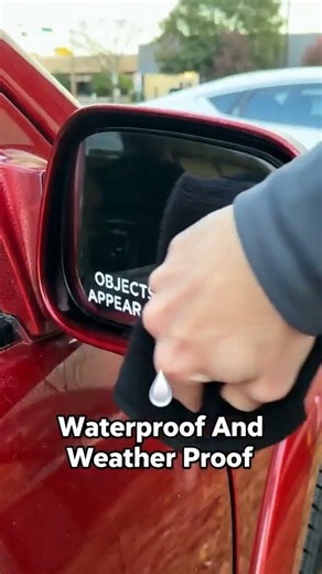 POV: You stick this mirror decal & your car looks *insane* 😂 Objects in mirror appear to be losing…