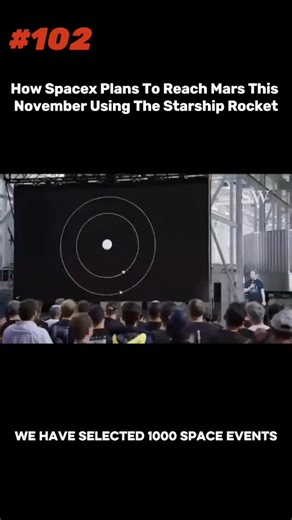 spaceverse on Instagram: "SpaceX’s Starship does not fly straight to Mars. It follows a fuel-efficient path called a Hohmann transfer orbit, which is a long elliptical orbit around the Sun. Starship first launches into low Earth orbit using the Super Heavy booster, then refuels in space. After that, it performs a Trans-Mars Injection burn to leave Earth’s orbit and head toward Mars. Missions launch only during a Mars transfer window, which happens about every 26 months, when Earth and Mars are c