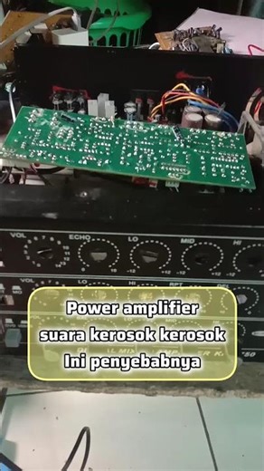 causes of amplifier krosok krosok #audioservice