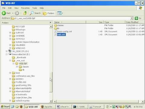 How to Create a Simple Java Server Faces (JSF) Application WAR File for J2EE/JEE5 Deployment