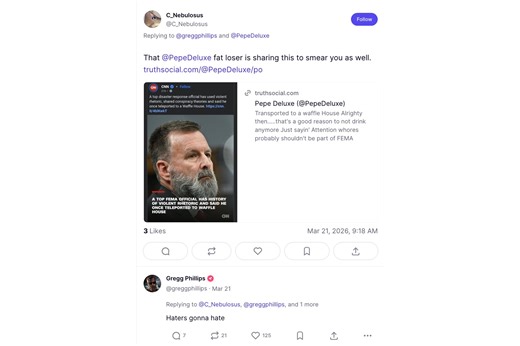 Orange God Emperor doesn't know top FEMA official can teleport - National Zero