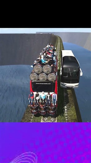 Drive an Overloaded Bus in Euro Truck Simulator 2 #eurotrucksimulator2 #ets2