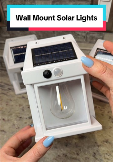 Outdoor Wall Solar Lights with Motion Sensor