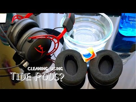 How to Clean HyperX Ear Pads - Synthetic Leather, Velour Ear Pad Cleaning