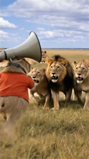 Capybara vs Lions: Who is the Real King? 👑
