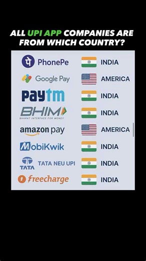 UPI Apps 🇮🇳 vs 🇺🇸 | India Ka Sach 😱💰