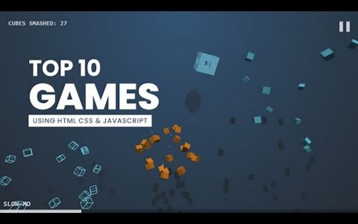 使用Html、CSS和Javascript制作的10款游戏