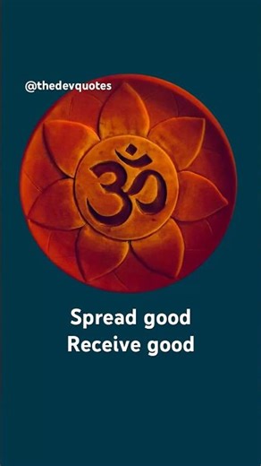 Spread Good Receive Good #shorts