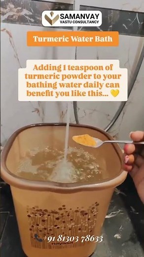 Turmeric Bath Ritual 🌼 | Cleanse Negativity & Activate Chakras in 11 Days! #Shorts