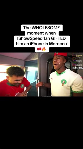 IShowSpeed Fan Gifts iPhone in Morocco
