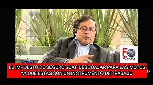 510K views · 12K reactions | #Politica|| "EL IMPUESTO DE SOAT DEBE DISMINUIR EN LAS MOTOS YA QUE ESTAS SON UN INSTRUMENTO DE TRABAJO PARA GRAN PARTE DE LA POBLACIÓN EN EL PUEBLO COLOMBIANO" GUSTAVO PETRO AL RESPECTO DE LOS MOTOCICLISTAS EN COLOMBIA. | FTV Noticias | Facebook
