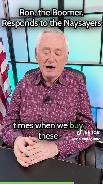 Ron, the Boomer, Responds to the Naysayers Watch as Ron addresses the buzzing conversation around his bold statement: