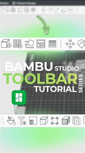 Intro to the Bambu Studio Toolbar Tutorial Series #bambustudio #bambulab #3dprinting #raw3d