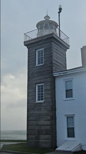 Watch Hill RI Lighthouse after Oct Nor'Easter #shorts #sea #ocean #life #beautiful #nature #fun