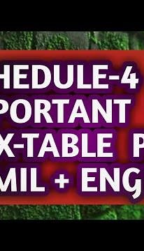 SCHEDULE-4-IMPORTANT BOX-TABLE PDF DOWNLOAD