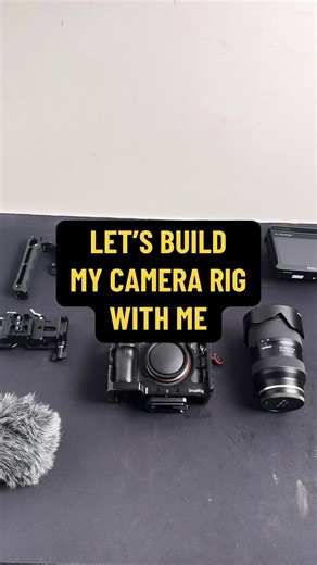 Camera Rig Setup for Sony A7III Filmmakers