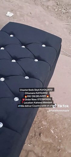 Quality Chester Beds & Ottomans Available for Purchase in Kenya