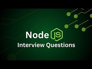 اسألة انترفيو نود جي اس | Nodejs interview questions part 1