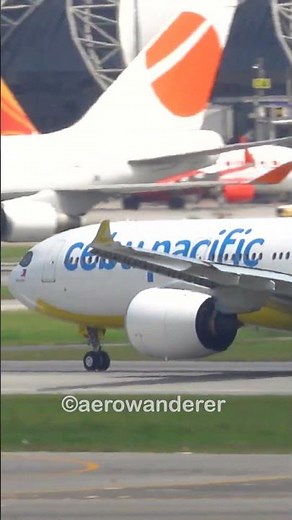 CEBU PACIFIC A330-900 takeoff at Bangkok Airport #shorts #aviation #a330 #bangkok #plane #takeoff