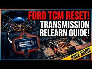 Ford Transmission Control Module Reset — TCM Relearn Guide! Easy DIY | Save $300!