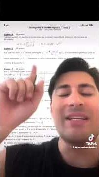 DST MATHS SPÉ LYCÉE D'ÉLITE SUR PARIS, ON PRÉPARE LE BAC DE MATHS 2026 !!!