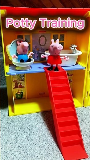 George Poop Accident! 🚽 Potty Training with Peppa & Mommy Pig | Peppa Pig Short