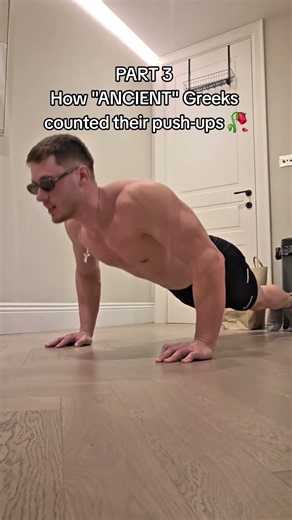 How "ANCIENT GREEKS" Counted their Push-ups 🥀😭 #youtubeshorts