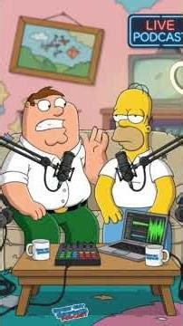 Peter Griffin & Homer Simpson podcast episode 1 then moon mission 🌝