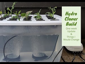 Hydro cloner build - not perfect but it works