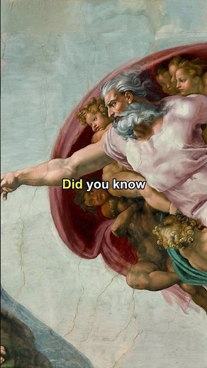 The Giant Brain Hidden in the Sistine Chapel! 🎨🧠⛪ #history #arthistory #vangogh