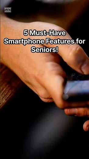 🛑 5 Must-Have Smartphone Features for Seniors | 1 Button Changes Your Life #shorts
