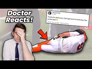 Doctor Reacts to Joe Burrow BRUTAL Season Ending NFL Knee Injury - What Happened??