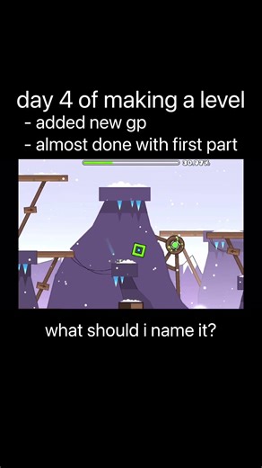 making a level | #geometrydash #gdupdate #gd #geometrydashshowcase