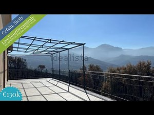 €130k ~ PANORAMIC VIEW TERRACE HOME Cefalu Coastal Sicily Italy ~ Bargain Real Estate Italia (SOLD)
