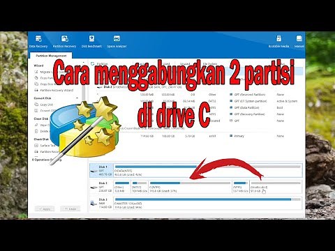Cara menggabungkan 2 partisi di drive C menggunakan Minitool Partition wizard