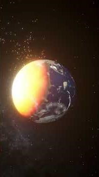 What if we smash the biggest asteroid into Earth? - Universe Sandbox #spacesimulation #shorts