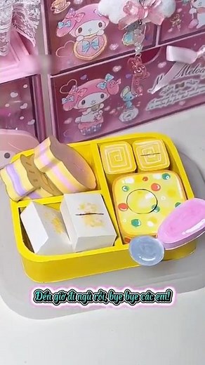 Chị Thỏ DIY hộp cơm trưa bằng giấy #dochoigiay #종이장난감 #미니DIY #diymini #asmr