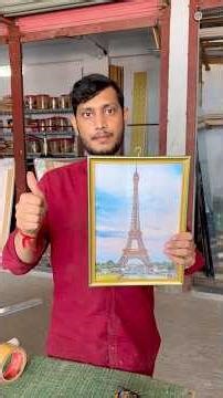 Captured in Paris 🇫🇷Framed forever 🖤#ViralVideo #DIYArt #EiffelTower #creativemind