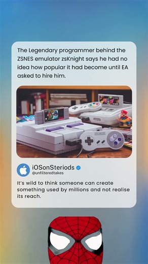 The Legendary programmer behind the ZSNES emulator zsKnight says he had no idea how