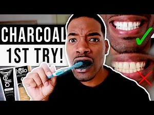 "HELLO" Activated Charcoal Toothpaste REVIEW | My First Try!