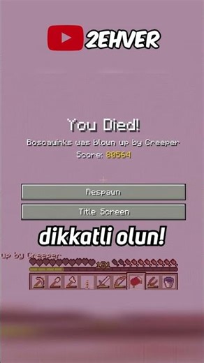 FAKE DEATH SCREEN💎 ⛏️
