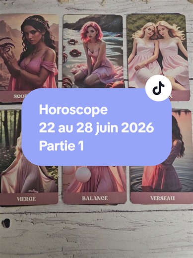 Horoscope de la semaine #horoscope #astrologie #juin2026