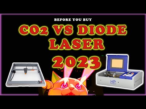 CO2 vs Diode Laser 2023 (cutting and engraving)