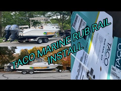 Taco Marine Rub Rail Install