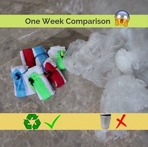 2.2M views · 4.8K reactions | Only 1% of plastic bags are returned for recycling. ♻️ . ⏬ Choose Reusables netzerocompany.com/producebags | Net Zero Co. | Facebook